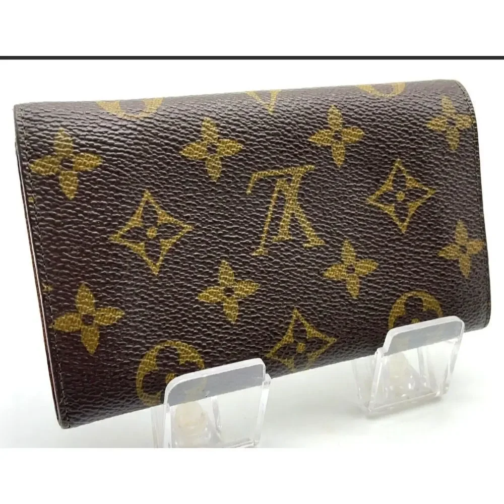 Auth Louis Vuitton Monogram Porte monnaie zip wallet NS121066, 8912AN